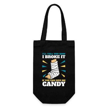 Je vais vous dire comment je l’ai brisé Os cassé - Sac à bouteille - noir - Devant