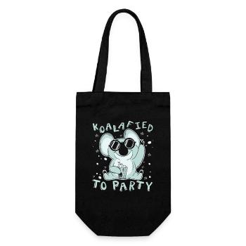Koalafied To Party Koalabear Amoureux de l’eucalyptus - Sac à bouteille - noir - Devant