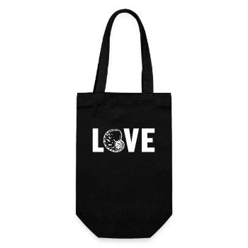 Sac à coquille Love Shell Bivalvia Hunter Seashell - Sac à bouteille - noir - Devant