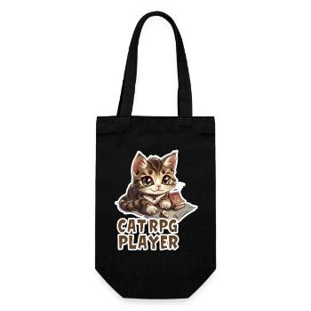 Joueur de rôle Cats RPG W20 Chemise de jeu de rôle - Sac à bouteille - noir - Devant