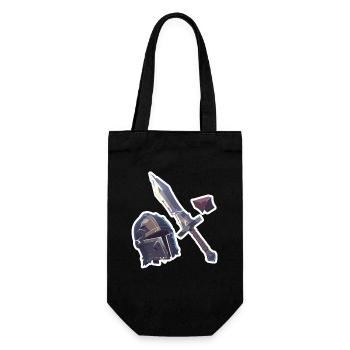 RPG Items Sword Helmet RPG Shirt - Gift Bag for Bottles - black - Front