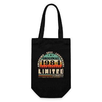 Vinatge 1984 Cadeau d’anniversaire - Sac à bouteille - noir - Devant