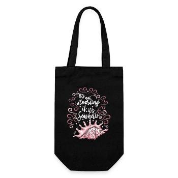 Ce n’est pas de la thésaurisation Sac à coquillages Bivalvia Seashell - Sac à bouteille - noir - Devant