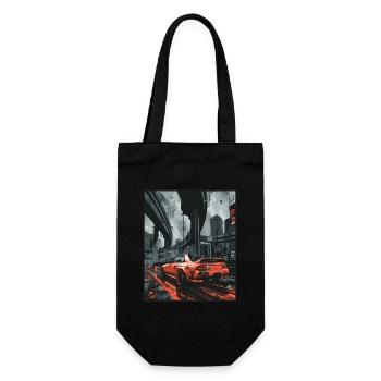 JDM Anime Japonais Super Voiture De Sport Drift Voiture - Sac à bouteille - noir - Devant