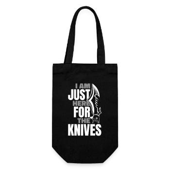 Juste ici pour les couteaux Couteau d’amant de restauration - Sac à bouteille - noir - Devant