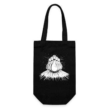 Bowling Drawing - Gift Bag for Bottles - black - Front