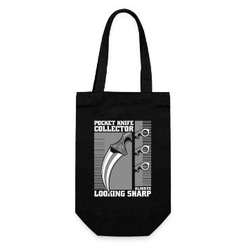 Toujours à la recherche d’un couteau de boucher tranchant amant couteau - Sac à bouteille - noir - Devant