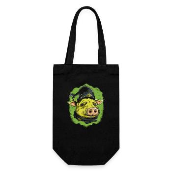Robin Pig and the Brotherhood - Gift Bag for Bottles - black - Front