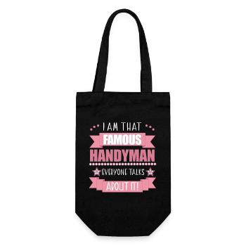 Artisane Profession Dames Cadeau - Sac à bouteille - noir - Devant