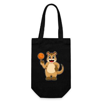 Suricate Joueur de basket-ball Basket-ball - Sac à bouteille - noir - Devant
