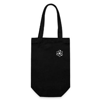 Nuclear Power Logo Emblem Uranium Energy Nuclear - Gift Bag for Bottles - black - Front