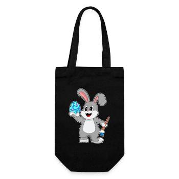 Coloriage de Pâques de Bunny - Sac à bouteille - noir - Devant