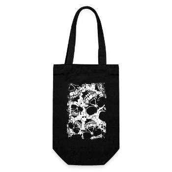 Fierce Skull - Gift Bag for Bottles - black - Front
