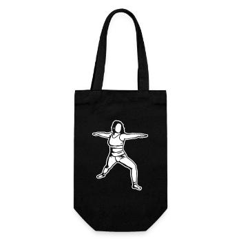 Croquis de Yogini - Sac à bouteille - noir - Devant