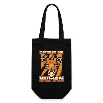 Impress Me Humain Giraffidés Africains Girafe Nubienne - Sac à bouteille - noir - Devant