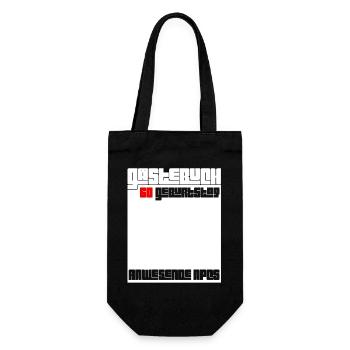 60. Geburtstag Mann Frau 60 Jahre Lustig Geschenk - Geschenkbeutel für Flaschen - Schwarz - Vorne