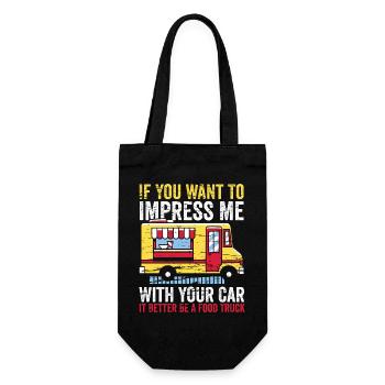 Impressionnez-moi avec votre food truck - Sac à bouteille - noir - Devant