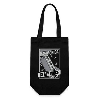 L’harmonica est ma voix Harmoniste Harmoniste - Sac à bouteille - noir - Devant