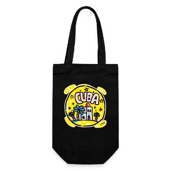 Cute Cuba - Gift Bag for Bottles - black - Front