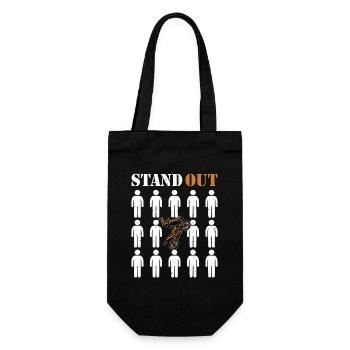 Stand Out Motorcycle Racing Supermoto Riders - Gift Bag for Bottles - black - Front