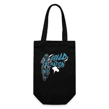 Braap Nation Motorcycle Racing Supermoto Riders - Gift Bag for Bottles - black - Front