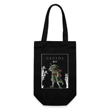 Geckos Chinois Hanzi Lézard Gekkota à crête - Sac à bouteille - noir - Devant