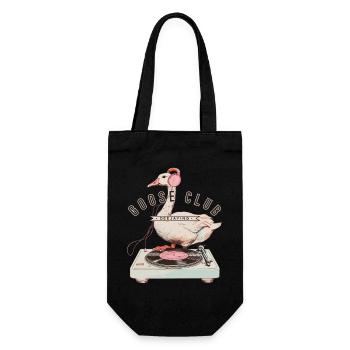 Logo du DJ de l’oie dansante - Sac à bouteille - noir - Devant