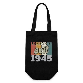 Legendary since 1945 Vintage - Gift Bag for Bottles - black - Front