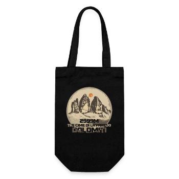 Dolomites Three Peaks Tre Cime di Lavaredo Hiking - Gift Bag for Bottles - black - Front
