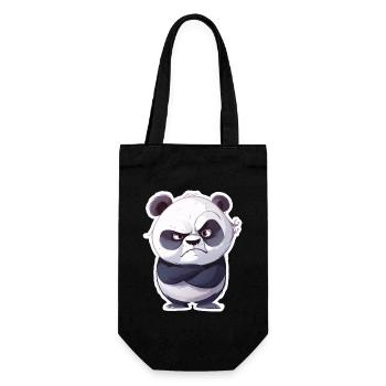Snapped Offended Panda - Gift Bag for Bottles - black - Front