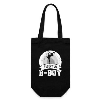 Nur ein B Boy - Geschenkbeutel für Flaschen - Schwarz - Vorne