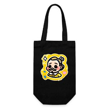 Shakespeare Chibi Guy - Gift Bag for Bottles - black - Front