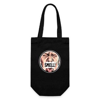 Unwanted smell, it stinks - Gift Bag for Bottles - black - Front