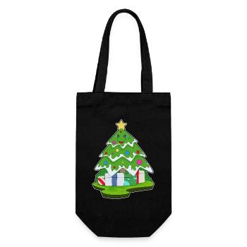 Sapin de Noël Forfaits Noël - Sac à bouteille - noir - Devant