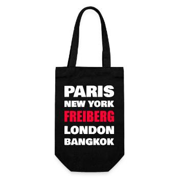 Chemise de la ville de Freiberg – Small Town World Metropolises - Sac à bouteille - noir - Devant