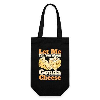 Laissez-moi vous parler de Gouda Cheese Queso Maker - Sac à bouteille - noir - Devant