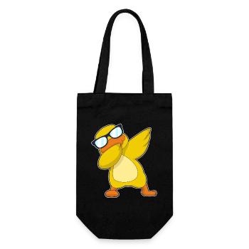 Duck Hip Hop Dance - Gift Bag for Bottles - black - Front