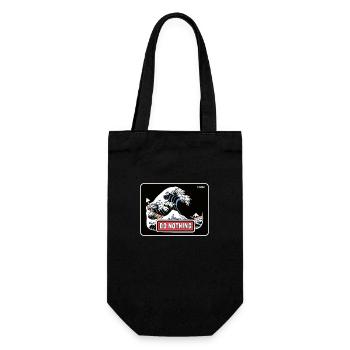 Don't do anything - Gift Bag for Bottles - black - Front