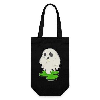 Ghost Halloween Coffee - Gift Bag for Bottles - black - Front