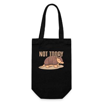Not Today Pink Fairy Chlamyphoridae Cingulata - Gift Bag for Bottles - black - Front