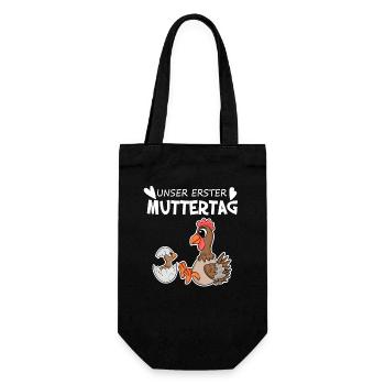 Mother's Day - First Mother's Day Gift. - Gift Bag for Bottles - black - Front