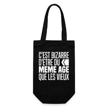 C'est Bizarre D'avoir Le Même Âge Que Les Vieux - Sac à bouteille - noir - Devant