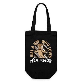 Boy Who Loves Armadillos Pink Fairy - Gift Bag for Bottles - black - Front