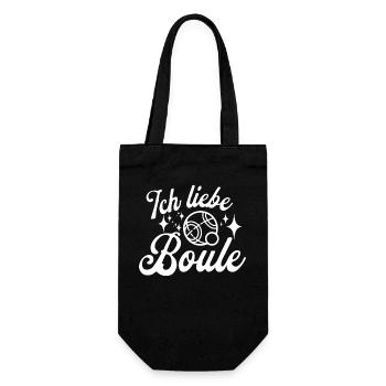 J’adore la pétanque ! Boules de pétanque Boules de pétanque - Sac à bouteille - noir - Devant