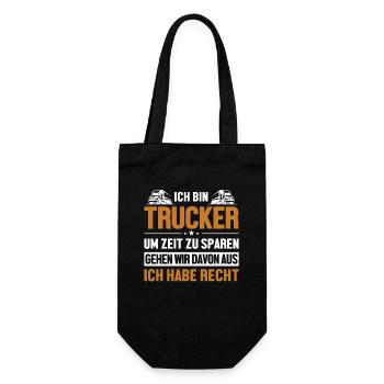 Trucker hat immer Recht Trucker Truckie Legends - Gift Bag for Bottles - black - Front
