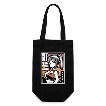 Anime Fille de la ville coquine - Sac à bouteille - noir - Devant