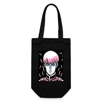 Anime Cartoon Soldat: Herrscher - Geschenkbeutel für Flaschen - Schwarz - Vorne