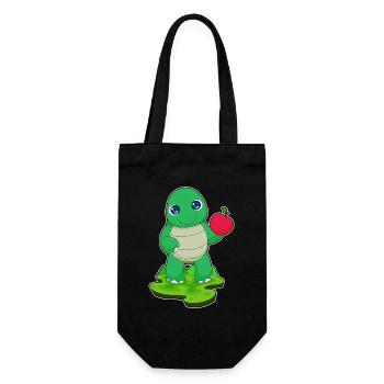 Turtle Apple - Gift Bag for Bottles - black - Front