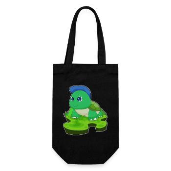 Tortoise Student Cap School - Gift Bag for Bottles - black - Front