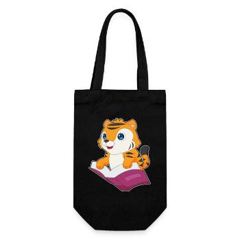 Livre du Tigre - Sac à bouteille - noir - Devant